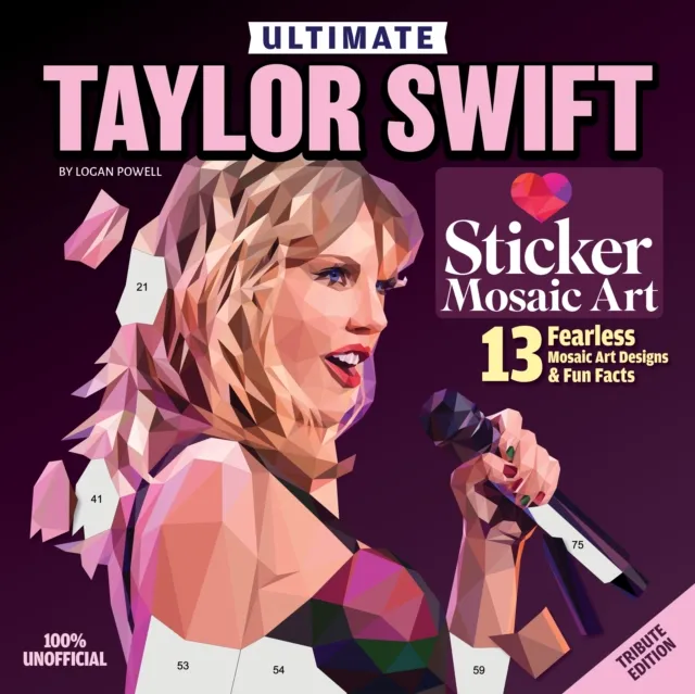 Design Originals Ultimate Taylor Swift Sticker Mosaic Art : 13 Fearless Mosaic Art Designs & Fun Facts
