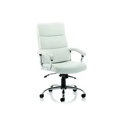 Desire Executive Chair White With Arms With Headrest - EX