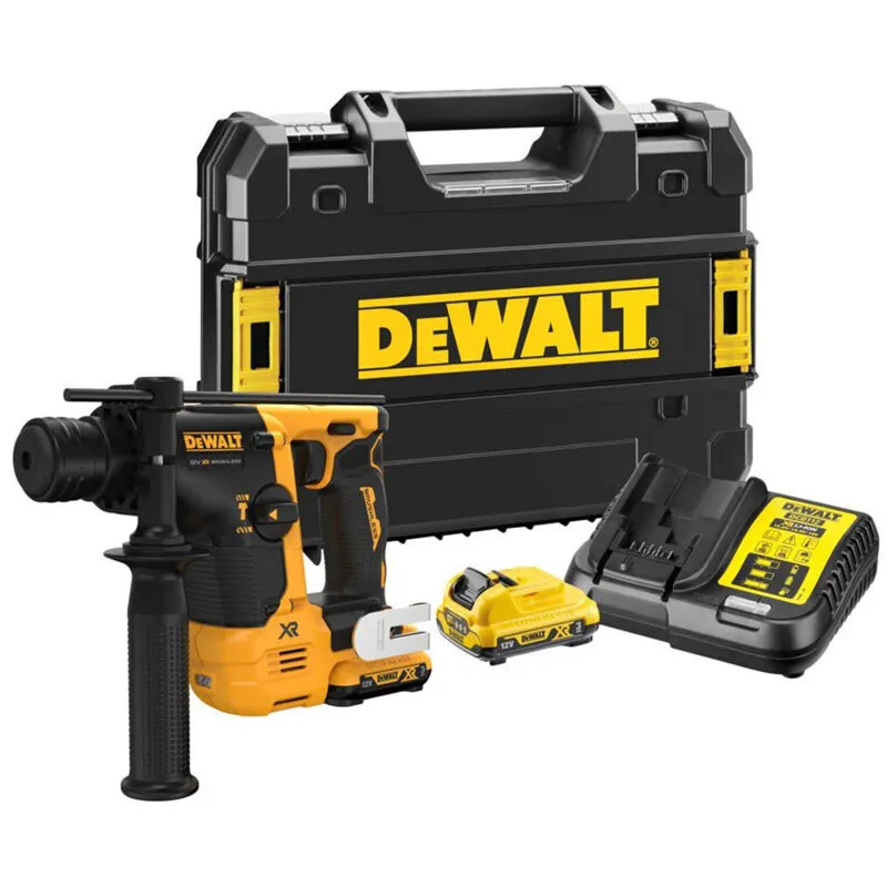 Dewalt - 12v xr DCH072L2 Brushless sds Compact Hammer + Charger + 2x 3Ah Tstak