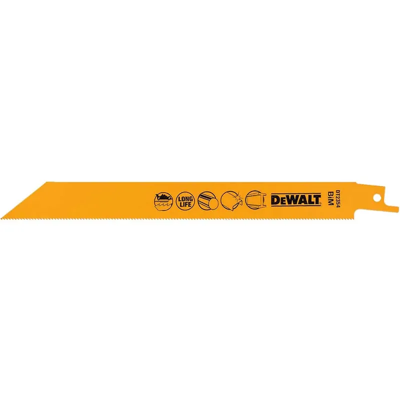 Dewalt DT2354-QZ Bi Metal Sabre Blade for Metal Pipes & Profiles 2...