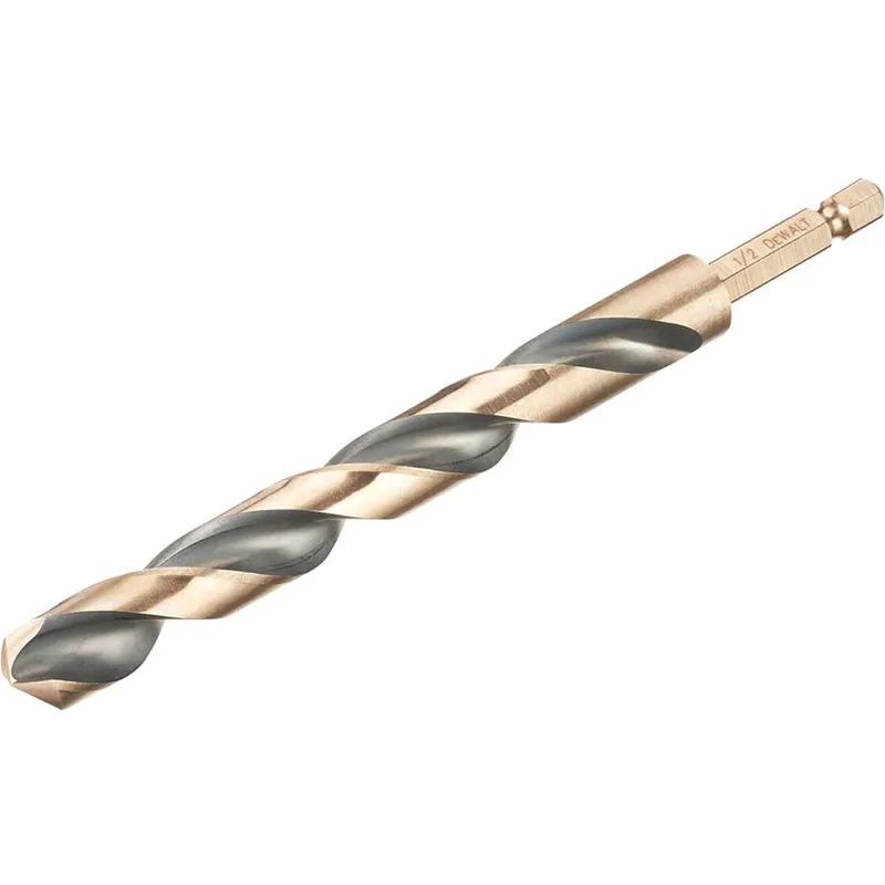 Dewalt DT20619-QZ Black&Gold Hex Hss-G Drill Bit 13.0mm