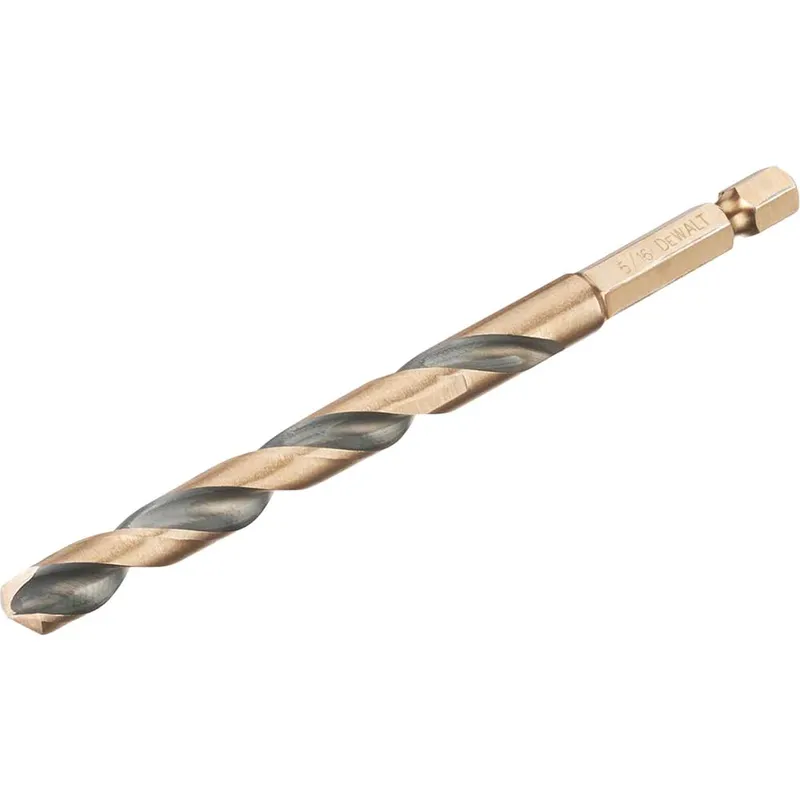 Dewalt DT20612-QZ Black&Gold Hex Hss-G Drill Bit 8.0mm