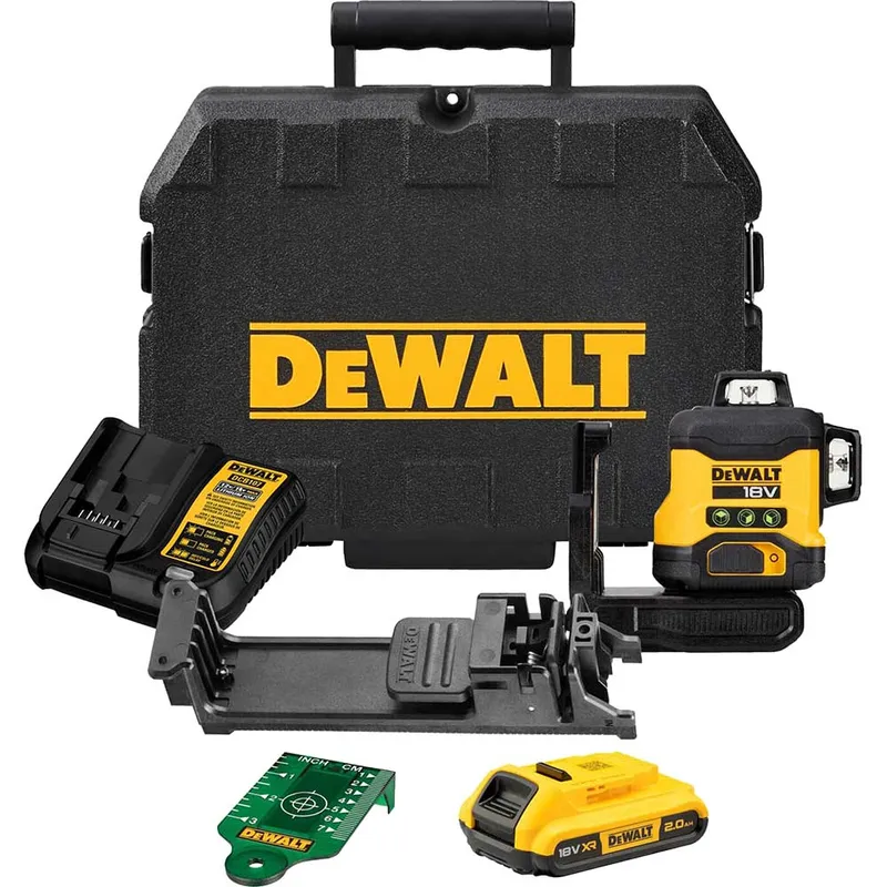 Dewalt - DCLE34031D1 18V xr 3x360 Compact Green Laser Kit