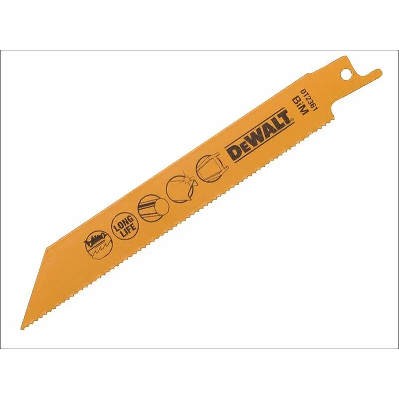 Dewalt DT2361-QZ Bi Metal Sabre Blade Fast Cut in Metal & Sheet Me...