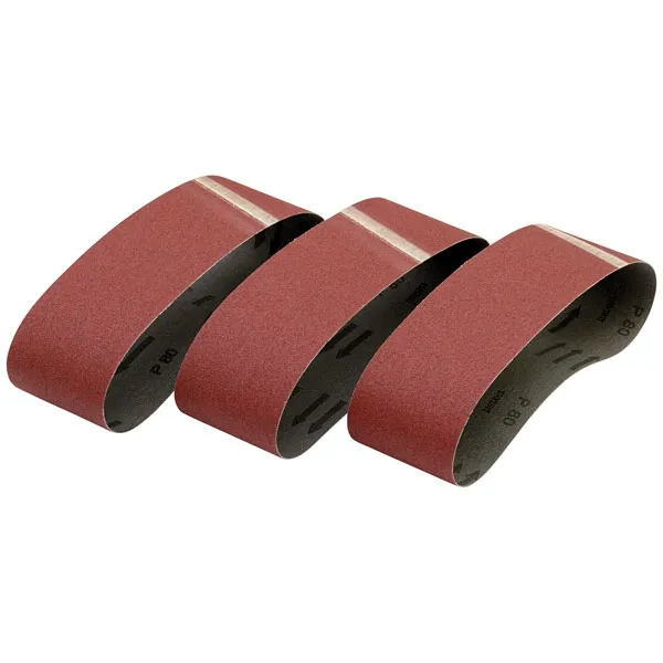 Dewalt DT3378-QZ Sanding Belt 533 x 75mm 120G Pack of 3