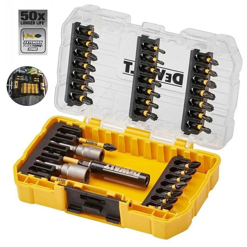 DeWalt 33 Piece FlexTorq Screwdriver Bit Set