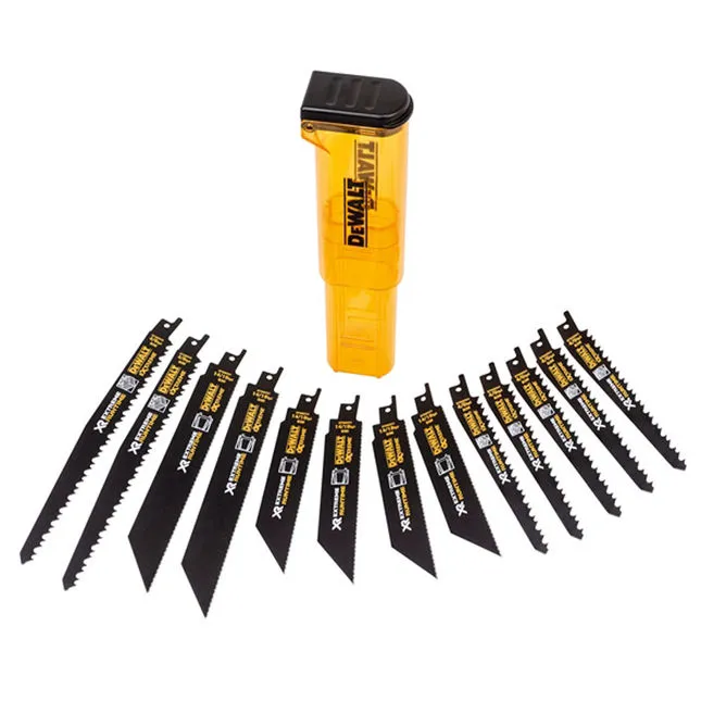 Dewalt DT99550-QZ 13 Piece Reciprocating Saw Blades