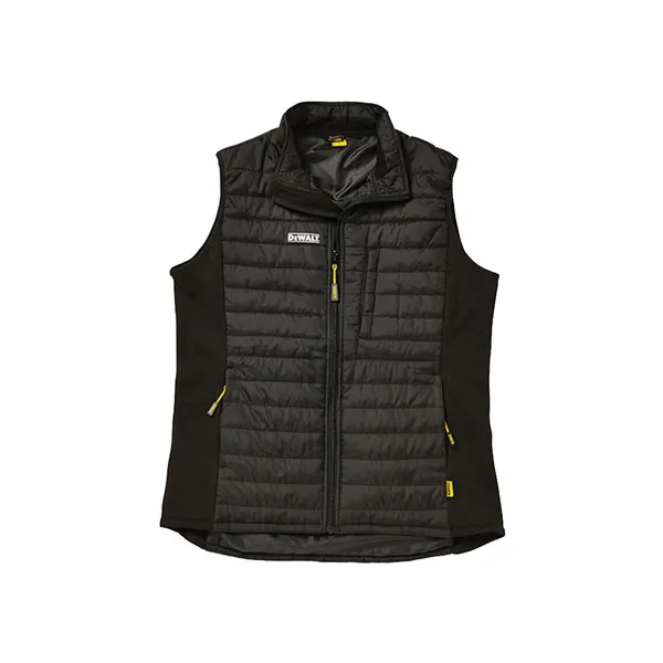 Dewalt Force Black Lightweight Padded Gilet - L (46in)