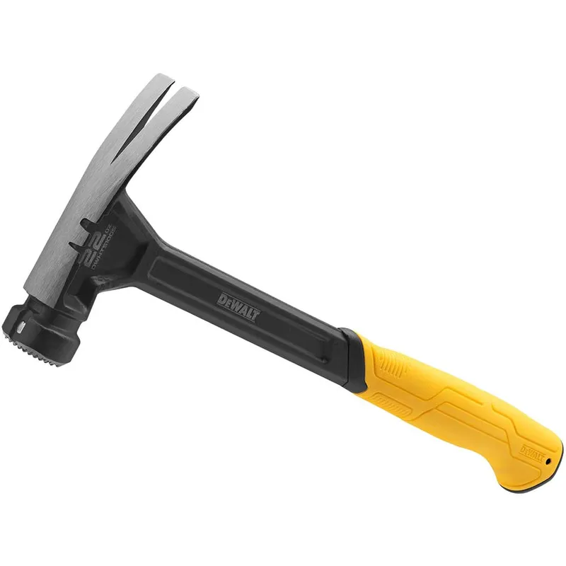 DWHT51005-0 Rip Claw Milled Face Hammer 616g (22oz) DHT051005 - Dewalt