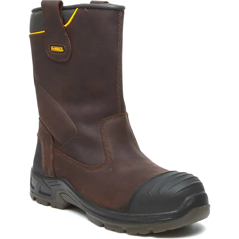 DeWalt Millington Waterproof Safety Rigger Boots Brown Size 10