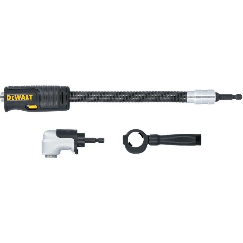 DT20501 Impact Driver Right Angle Drill Flexi Attachment 1/4'' Hex + 43Nm - Dewalt