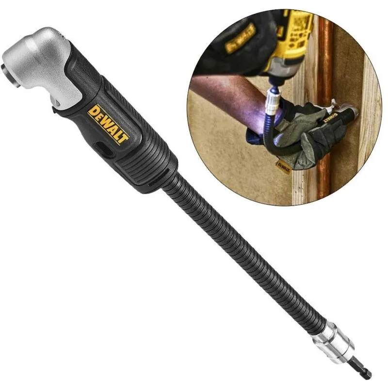 DT20502-QZ 1/4In Hex Impact Right Angle and Flexi Attachment - Dewalt