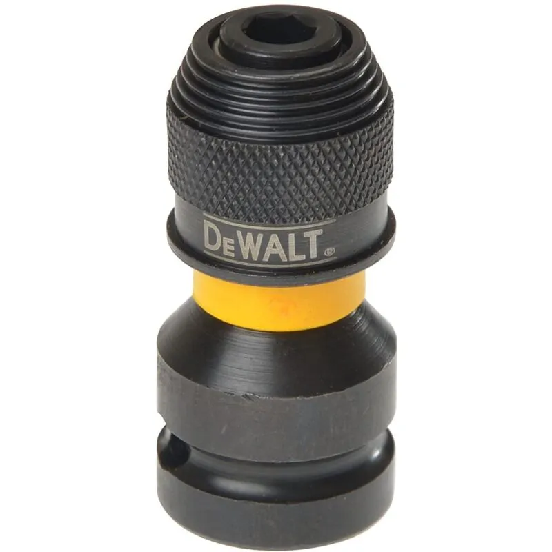 DT7508-QZ 1/2in Square x 1/4in Hex Impact Adapter - Dewalt