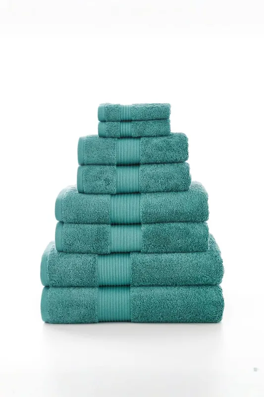 Deyongs Bliss Pima Supersoft Fluffy Cotton 650gsm Towels in Mint Mint