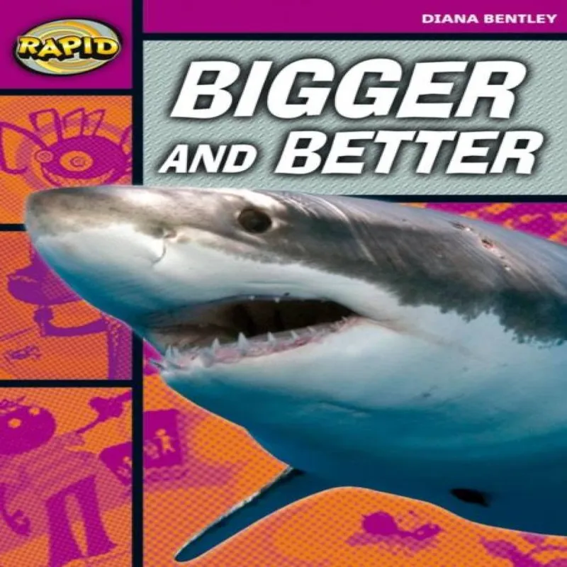Diana Bentley Rapid Reading: Bigger & Better (Starter Level 1B) Paperback Book Multicolor