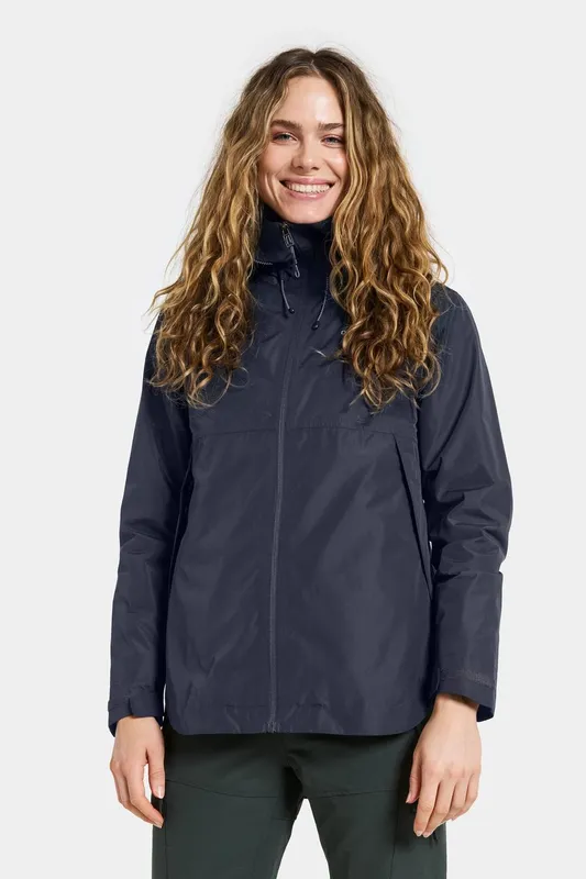 Didriksons Women's Tilde Waterproof, Windproof & Breathable Jacket in Blue Size: 10 Blue 10