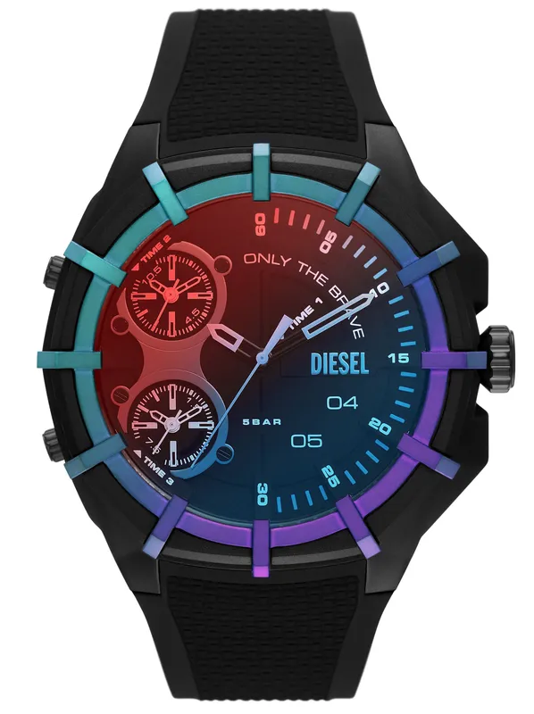 Diesel Mens Framed Strap Watch DZ1986