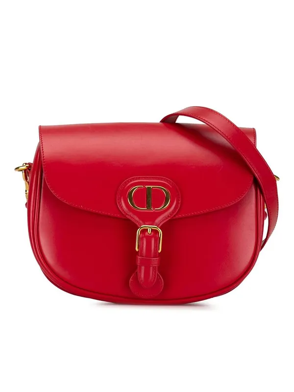 Dior Women's Preloved Medium Bobby Crossbody Bag in Red - Red