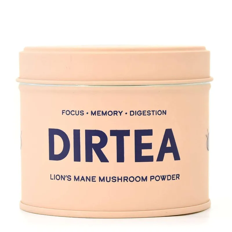 Dirtea Pure Powders Focus: Lion's Mane Mushroom Extract Powder 60g in Beige - Beige - Size: One Size