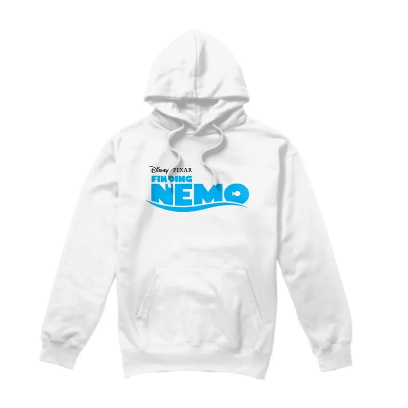 Disney Finding Nemo Logo Hoodie White Size: Small White S