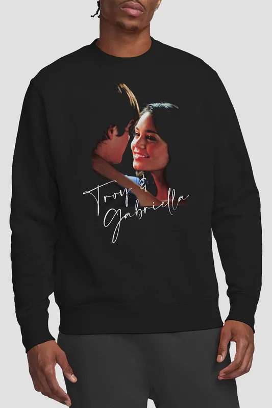 Disney High School Musical Love Sweatshirt, Black Size: Small Black