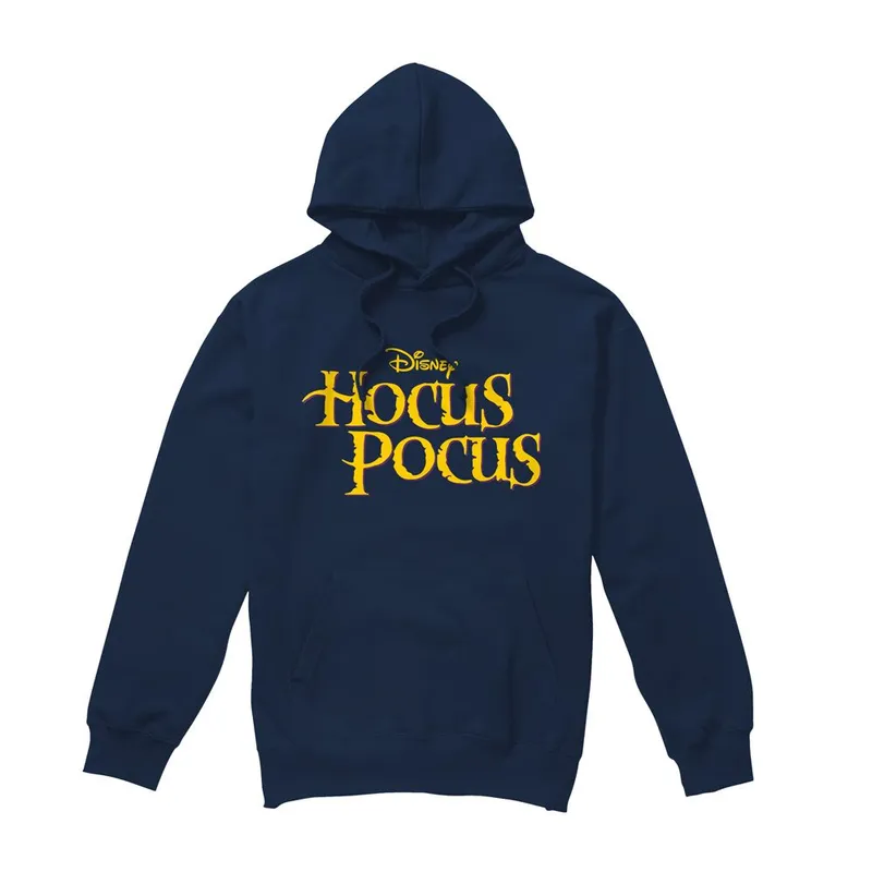 Disney Hocus Pocus Logo Hoodie Navy Size: XL Navy XL