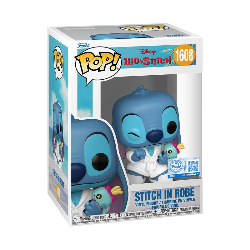 Disney Lilo & Stitch Pop! Vinyl Figure Stitch in Robe 9 cm