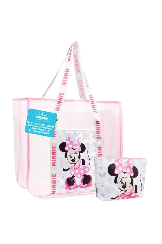 Disney Unisex Minnie Beach Bag in Light Pink - Light Pink