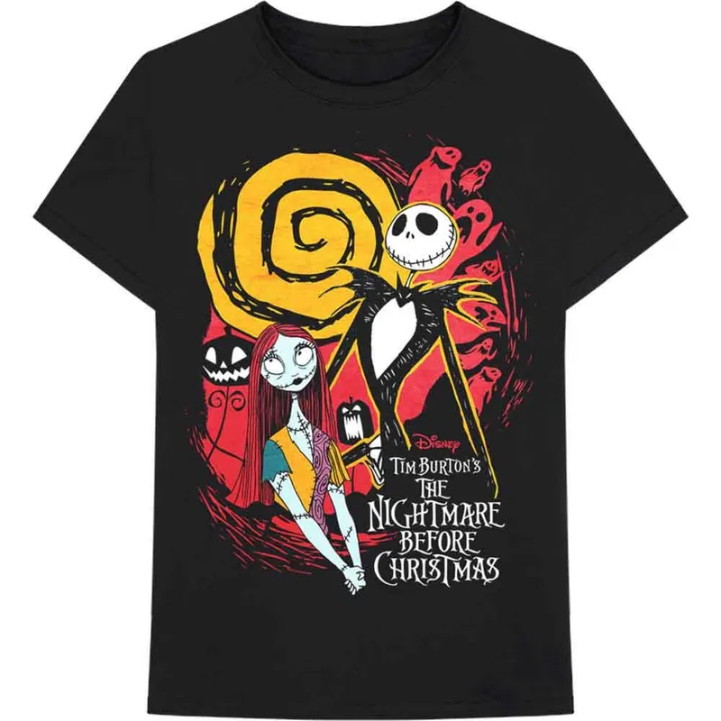 Disney Unisex Ghosts T-Shirt in Black Size: XL - Black - Size: XL
