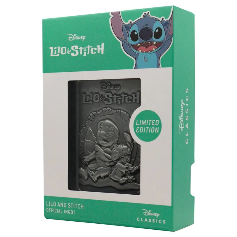 Disney Lilo & Stitch Collectible Metal Ingot in Metallics Metallics