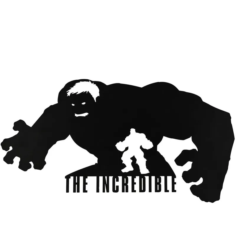 Disney Marvel The Avengers Hulk Wall Plaque in Black - Black