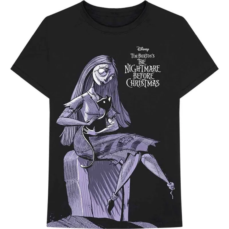 Disney Unisex Sally Jumbo T-Shirt in Black Size: 2XL - Black
