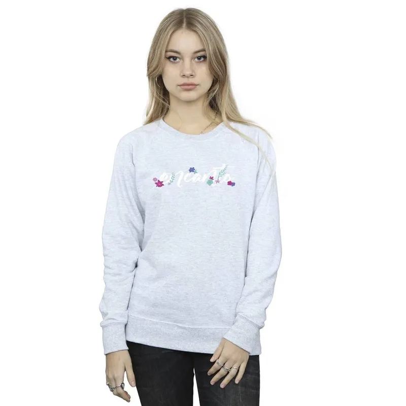 Disney Women's Encanto Logo Sweatshirt in Grey Size: Small - Grey
