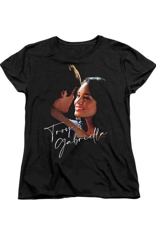 Disney Women's High School Musical Love Tee, Black Size: 2XL Black 2XL
