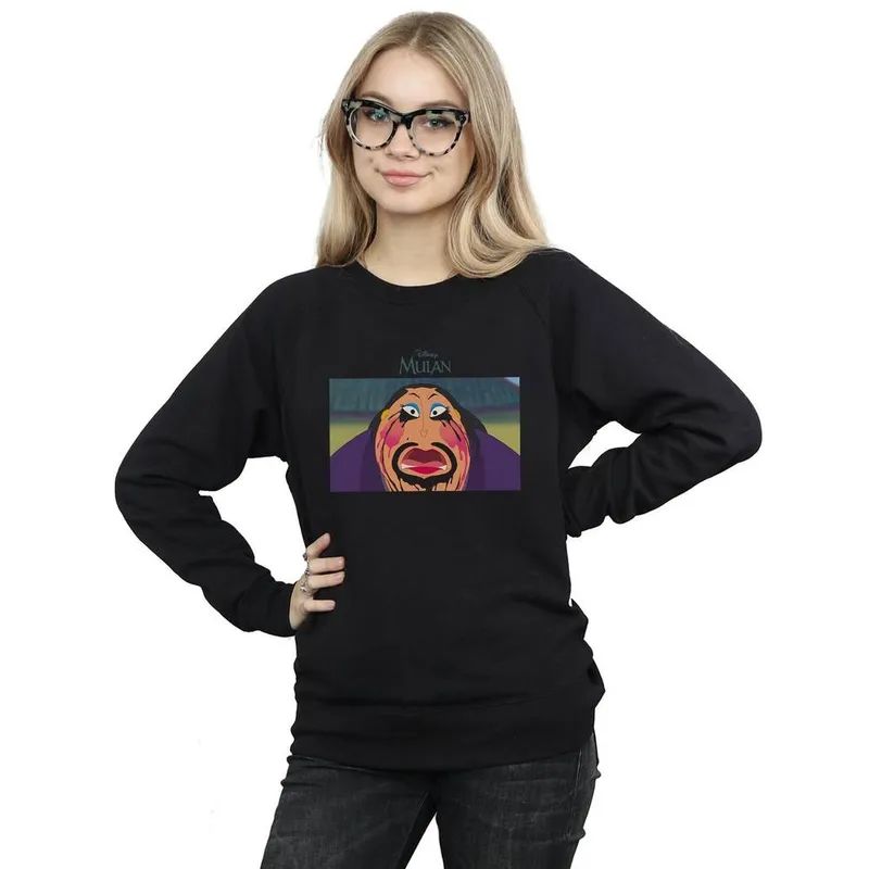 Disney Women's Mulan The Matchmaker Sweatshirt in Black Size: 2XL Black