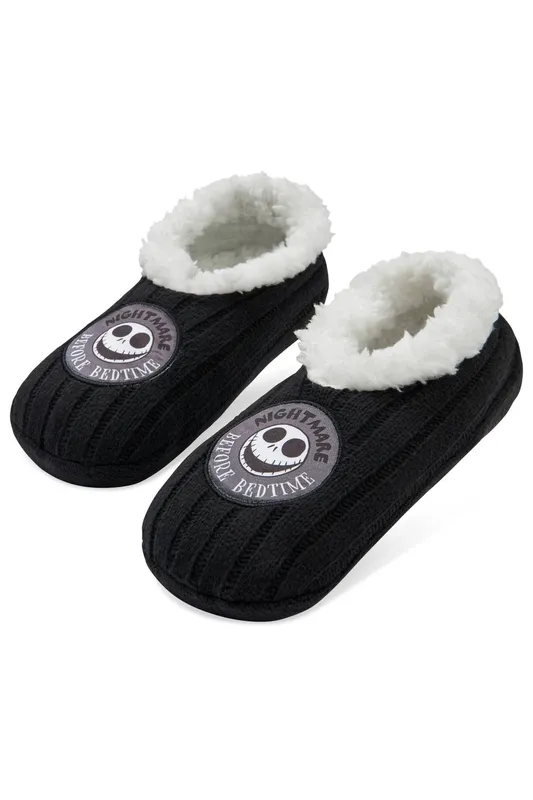 Disney Women's Nightmare Before Christmas Slippers in Black Black female