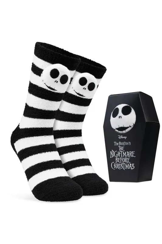 Disney Women's Nightmare Before Christmas Socks in Black - Black