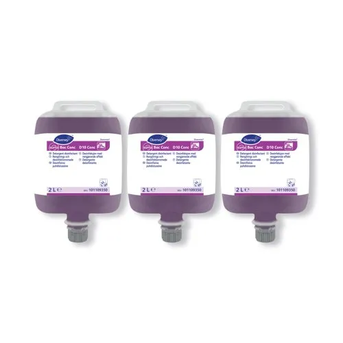 Diversey Suma Bac Conc D10 Concentrated Detergent Disinfectant 2L (Pack 3)