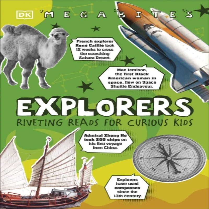 DK Explorers Paperback Book Multicolor