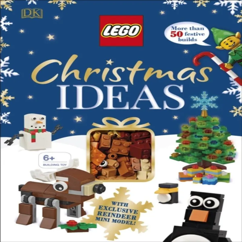 DK Lego Christmas Ideas Hardback Book Multicolor