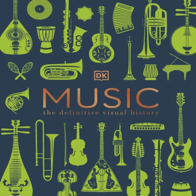 DK Music Hardback Book Multicolor
