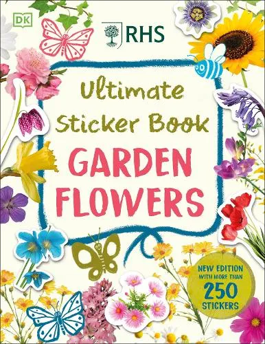 DK Rhs Ultimate Sticker Book Garden Flowers
