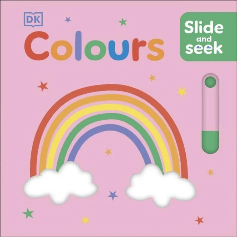 DK Slide & Seek Colours Board book Book Multicolor