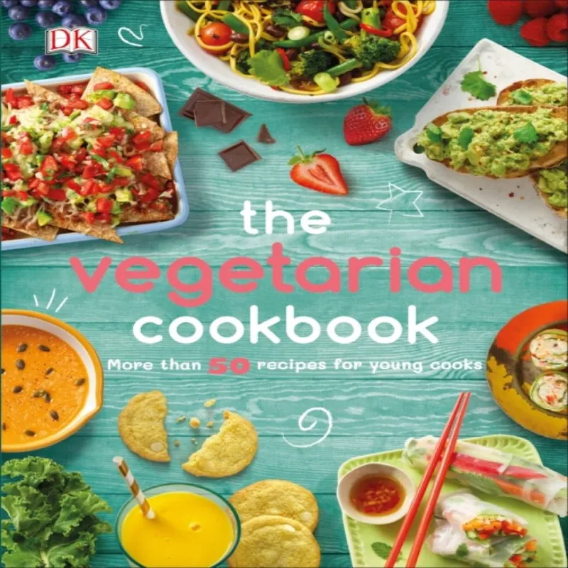 DK Vegetarian Cookbook Hardback Multicolor