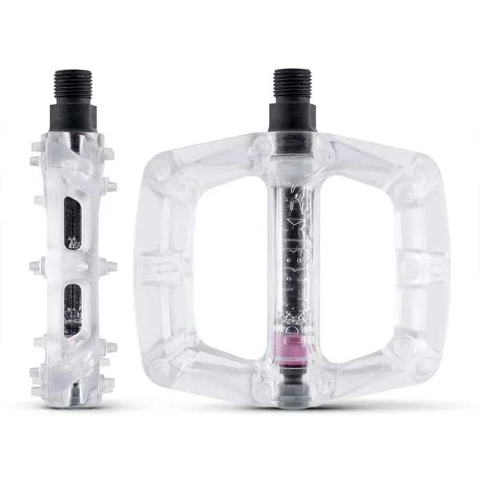Dmr V6 Pedals - Clear Glacier