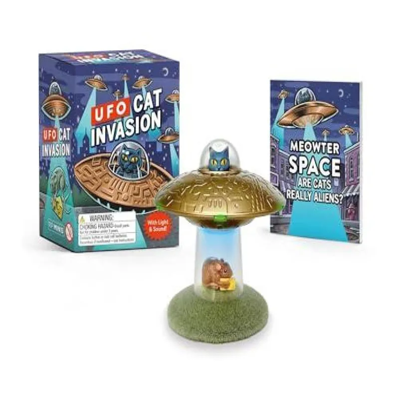 Donald Lemke Ufo Cat Invasion : With light & sound Multiple-component retail Multicolor