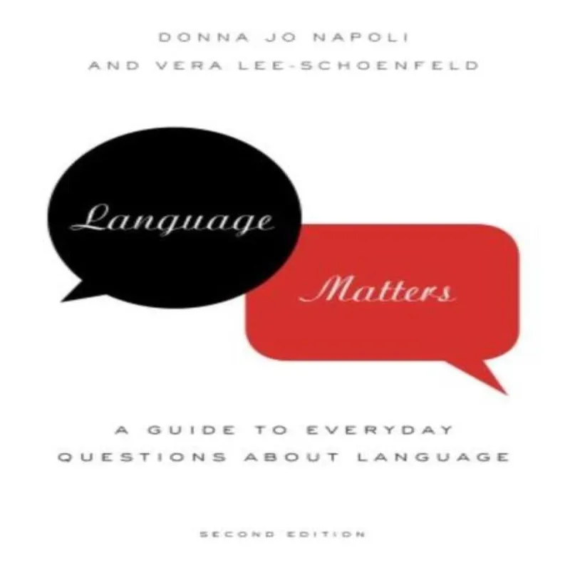 Donna Jo Napoli Language Matters: A Guide to Everyday Questions about Language Multicolor