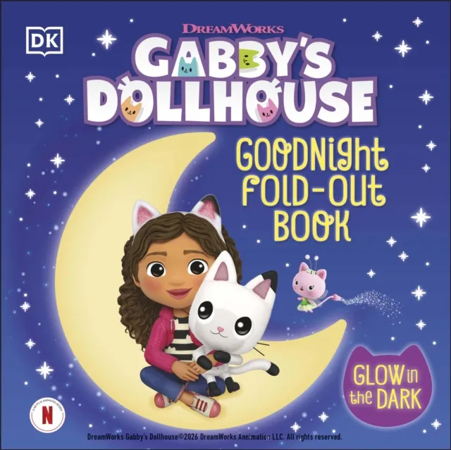 DK Gabby's Dollhouse Goodnight Fold-out Book