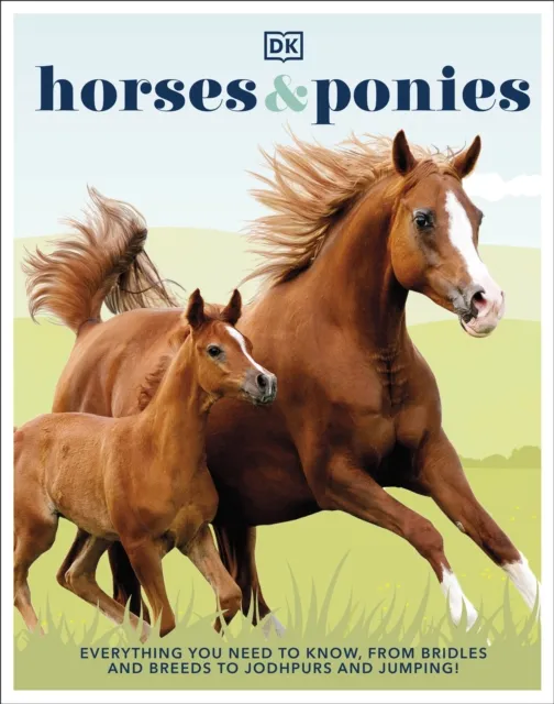 DK Horses & Ponies Hardback Book Multicolor