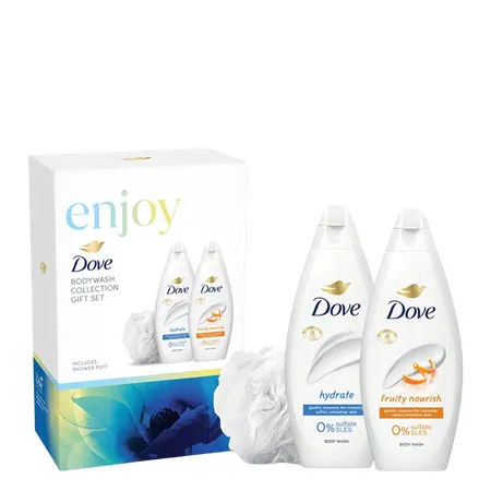 Dove Enjoy Body Wash Collection Gift Set – 2 Pcs